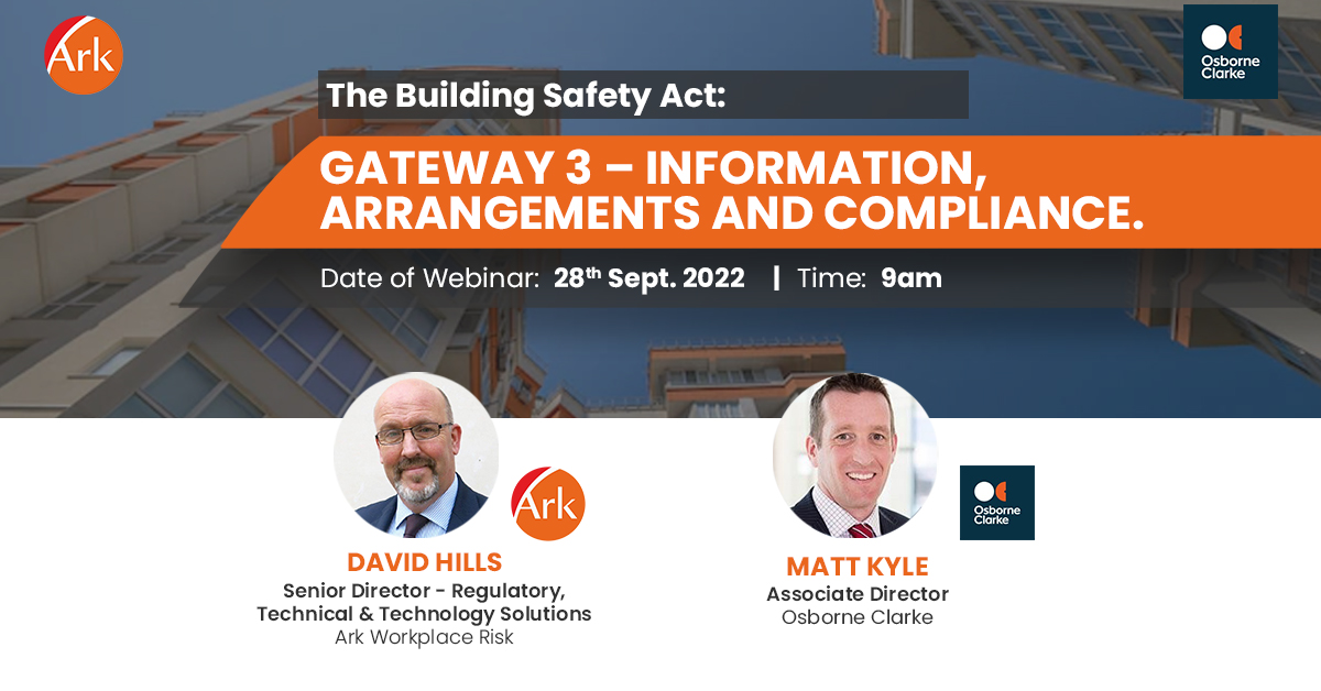 inar The Building Safety Act Gateway 3 Information, Arrangements